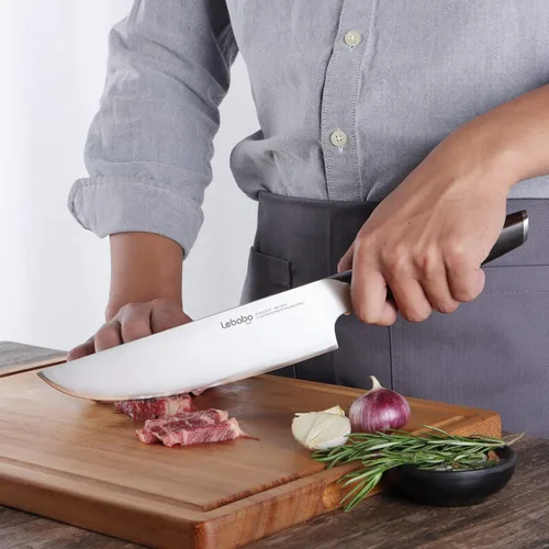 Vista 6 de Cuchillo de chef, cuchillo de cocina de 8 pulgadas para cortar y cortar