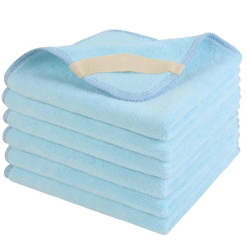 Vista 18 de SINLAND Paños faciales de microfibra de secado rápido toallita de lavado de 8 x 8 pulgadas paño de lavado facial absorbente suave paños removedores