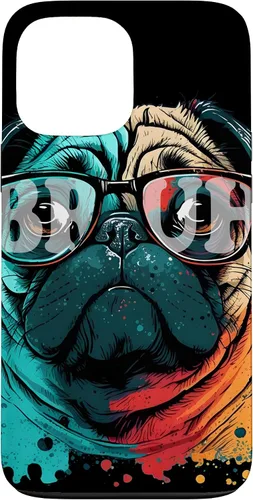 Vista 24 de Bruh Pug Aesthetic Funny Men Women Boy Girl Dog Case for iPhone 17