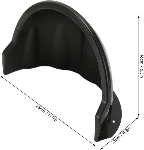 Vista 2 de Universal Security Camera Cover - Sun Rain Shade, Water Proof Protective Roof for Outdoor Dome, Cameras (Black)
