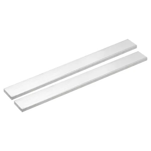 Vista 49 de uxcell Barra plana cuadrada de aluminio, 1-1/2" de espesor 1-1/2" de ancho 12" de longitud Barra cuadrada de aluminio 6061, placa plana de aluminio