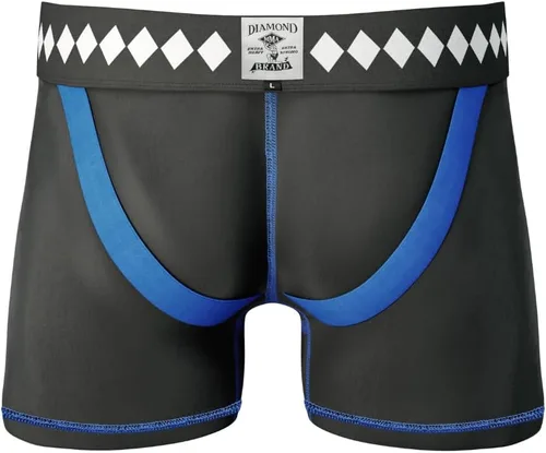 Vista 7 de Diamond MMA Pantalones cortos de compresión con correa de jock integrada y sistema de protección de ingle de copa atlética
