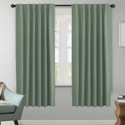 Vista 93 de H.VERSAILTEX Cortinas Opacas con Aislamiento Térmico, Paneles de Tratamiento de Ventanas que Oscurecen la Habitación, Cortinas Opacas para Sala