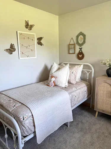Vista 8 de Beddy's Juego de ropa de cama todo en uno con cremallera para niños, diseño Beige