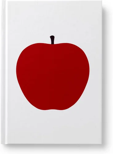 Vista 2 de PdiPigna - Cuaderno a rayas A5 tapa dura ENZO MARI DANESE One, La Manzana