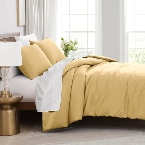 Vista 41 de Southshore Fine Living, Inc. Juego de funda de edredón tamaño extra grande individual/XL, ropa de cama de microfibra cepillada premium de fácil