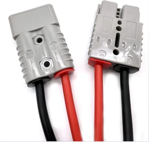 Vista 5 de Conector de batería del cargador de la carretilla elevadora 600V, conector del cargador de batería de la carretilla elevadora 50A/120A/175A/350A