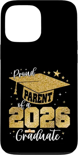 Vista 24 de Proud Parent of a Class of 2026 Graduate Senior Graduation Case for iPhone 16