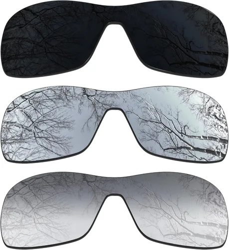 Vista 11 de ToughAsNails 3 pares de lentes polarizadas de repuesto para Oakley Antix Pack