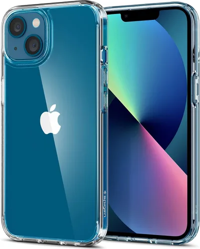 Vista 60 de Spigen Funda para iPhone 12 Mini, ultra híbrida, sin anillo magnético, antiamarilleo, transparente