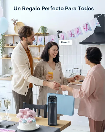 Vista 8 de BOOST - Botella de agua inteligente que te recuerda que debes beber, botella aislada al vacío de acero inoxidable sin BPA de 24 onzas, botella