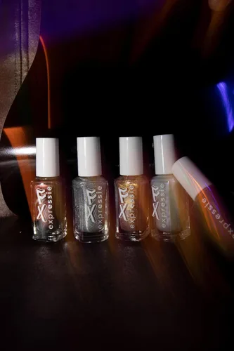 Vista 8 de essie Expressie FX Filter - Esmalte de uñas vegano de secado rápido, capa superior cromada, Oil Slick, 0.33 onzas líquidas