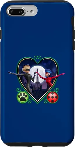 Vista 12 de Miraculous Ladybug and Cat Noir The Movie Heart - Carcasa para iPhone 17
