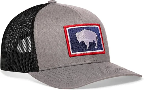 Vista 33 de HAKA Gorra de béisbol unisex con diseño de bandera del estado Gorra de béisbol de malla de camionero