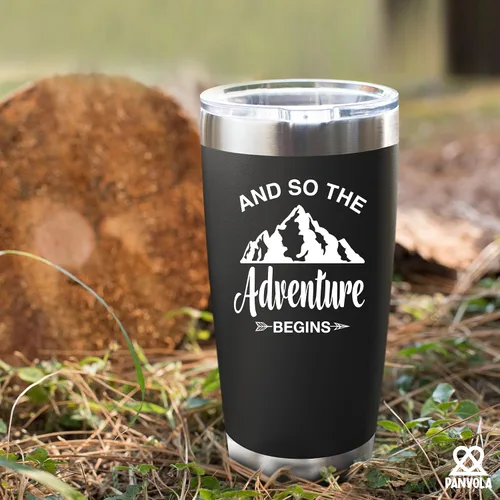 Vista 6 de Panvola And So The Adventure - Vaso aislado al vacío para graduación de jubilación, regalo de jubilación para hombres, marido, papá, mamá, abuelo