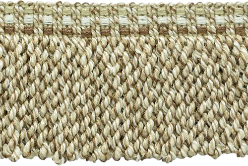 Vista 4 de Colección Veranda de 3" (7,5 cm) de largo, borde de flecos de lingote de punto elegante (estilo # BFV3) negro carbón #VNT30 (negro azabache) paquete