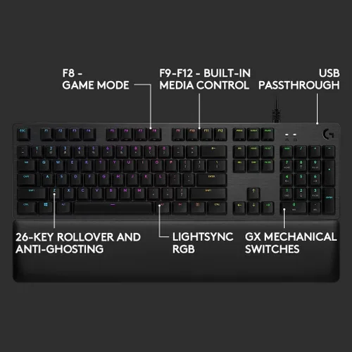 Vista 6 de Logitech - Teclado mecánico para videojuegos