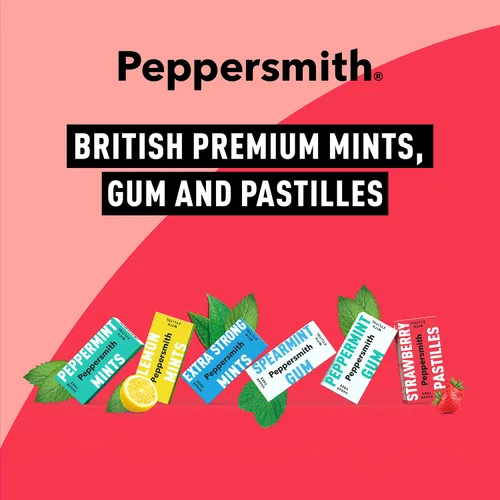 Vista 7 de Peppersmith Mentas dentales de fresa 12x15g