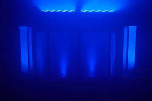 Vista 2 de Rockville ROCKSTRIP - Barra de luz de 252 LED 50 W RGB, 3/4/5/7 canales, DMX de alta velocidad, cambio de color de alta velocidad, enlace