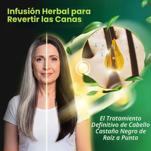 Vista 2 de BIOGREEN ROOTS con champú de tinte para el cabello a base de hierbas