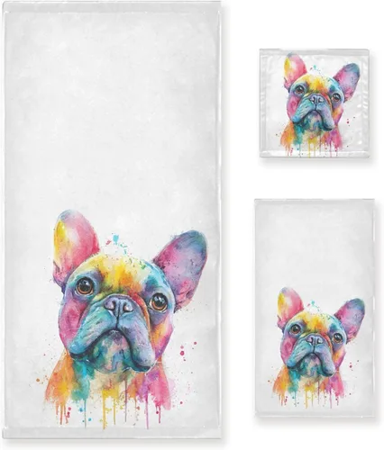 Vista 23 de Pfrewn Juego de 3 toallas de baño con diseño de flores de cerezo con flores de cerezo, toallas de baño suaves y absorbentes, toallas de mano