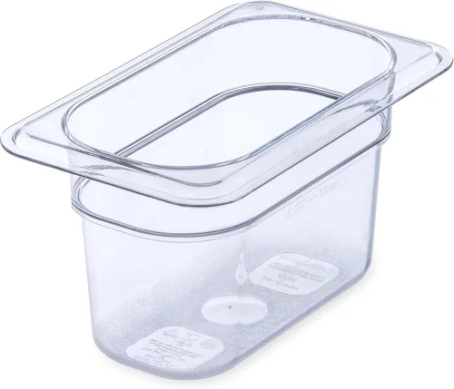 Vista 12 de Carlisle FoodService Products StorPlus - Recipiente de almacenamiento de alimentos de tamaño 1/9 para servir y almacenar alimentos fríos o Negro