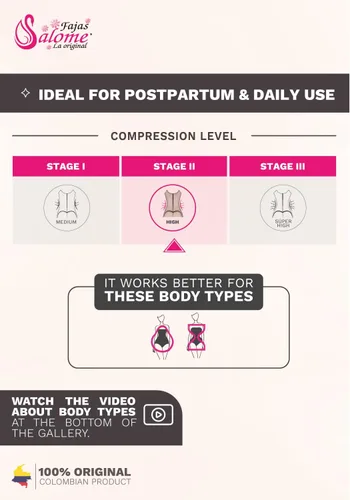 Vista 6 de Salome 315-1-CCB - Faja moldeadora de cintura para mujer, fajas cinturillas colombianas reductoras y moldeadoras