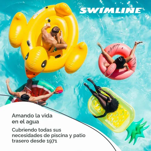 Vista 6 de Swimline Pared de vinilo redondo de calibre estándar duradero de 18 pies