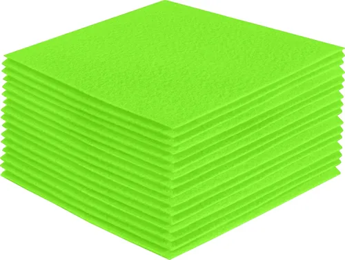 Vista 246 de FabricLA Hojas de fieltro acrílico para manualidades, cuadrados de fieltro precortados suaves de 4 x 4 pulgadas (3.9 in x 3.9 in), utiliza hojas