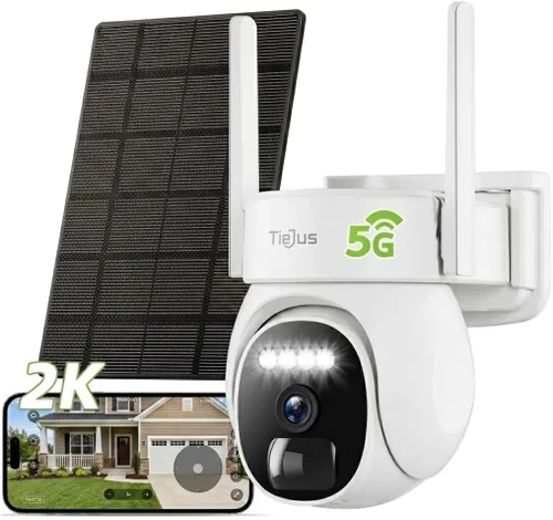 Vista 11 de Paquete de 2 cámaras de seguridad solar 2K inalámbricas