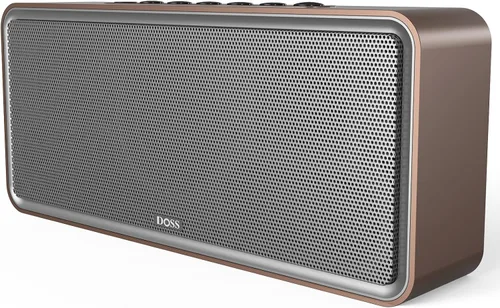 Vista 10 de DOSS SoundBox XL altavoces inalámbricos, sistema de altavoces para hogar inalámbricos, doble conductor con subwoofer de 12W, sonido HD de 20W, bajo