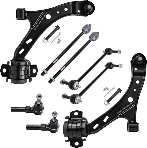 Vista 369 de Detroit Axle - Kit de brazos de control de extremo de 8 piezas para Toyota 2001-2003 Highlander 2002-2003 Camry Lexus ES300, 2 conjuntos de brazos