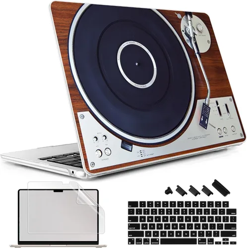 Vista 15 de May Chen Funda rígida de plástico para MacBook Air de 13.6 pulgadas 2026 2025 2024-2022 M5 A3449 M4 A3240 M3 A3113 M2 A2681, carcasa rígida
