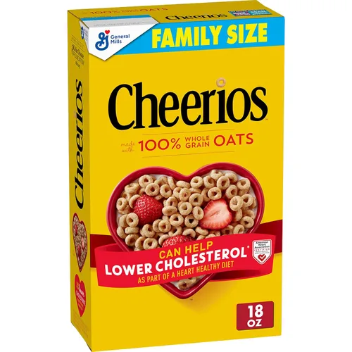 Vista 30 de Cheerios Cereal de desayuno sin gluten de avena integral, bolsa de 2.2 onzas (paquete de 5)