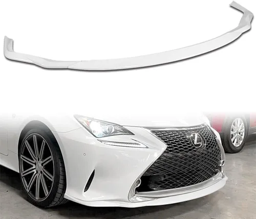 Vista 8 de Q1-TECH, borde de parachoques delantero compatible con modelos Lexus RC300 / RC350 / RC 2015-2018 solamente, alerón de parachoques delantero, kit