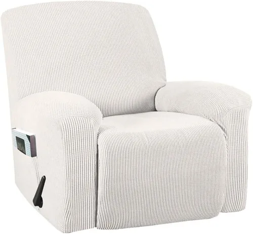 Vista 16 de Funda para silla reclinable, mezcla de poliéster, suave, para sofá, fundas protectoras elásticas con parte inferior elástica, tela tejida jacquard