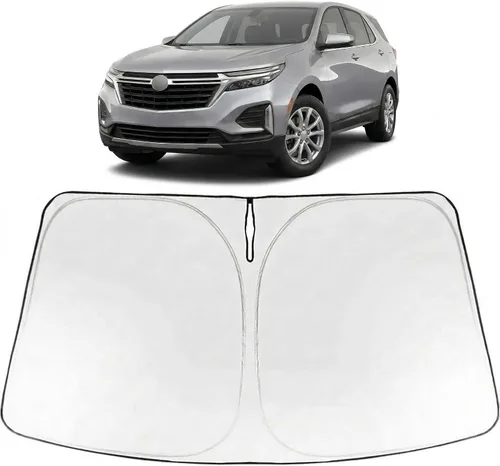 Vista 259 de Proadsy Parasol para parabrisas Rivian R1S 2022-2025 2026 de 4 capas plegable, protector de parasol frontal que bloquea los rayos UV, mantiene