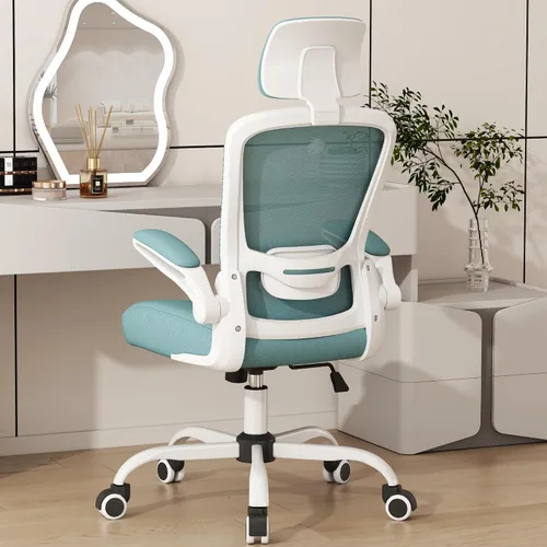 Vista 13 de Mimoglad Silla de Oficina, Silla de Escritorio Cómoda - Silla Ergonómica de Computadora de Respaldo Alto con Soporte Lumbar Ajustable