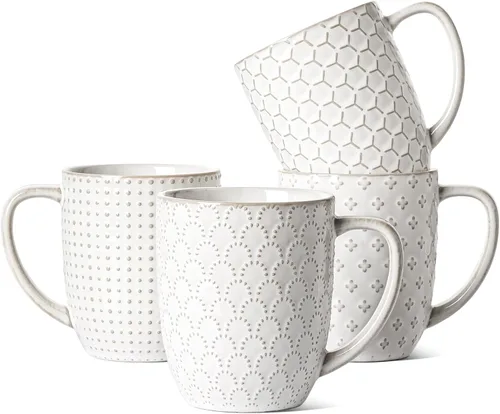 Vista 9 de LE TAUCI Tazas de café de 6 onzas, taza Demitasse de cerámica, tazas de café pequeñas para doble chupo, café con leche, capuchino, lungo, tazas