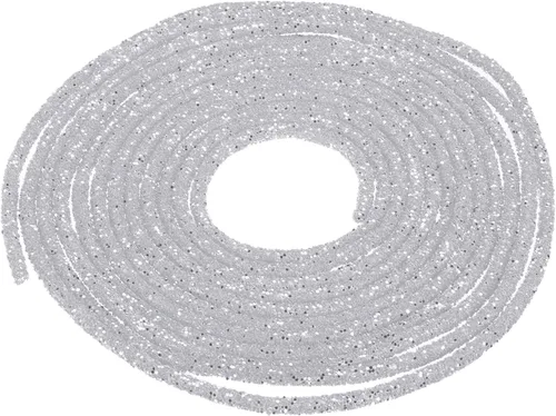 Vista 76 de MECCANIXITY Cuerda de lentejuelas con purpurina de 2.5 yardas, 6mm, 0.24 pulgadas, cuerda de tubo de lentejuelas con diamantes de imitación