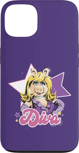 Vista 7 de Funda para iPhone 16 Disney The Muppets Miss Piggy Diva Retrato