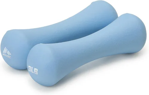 Vista 14 de RBX Pesas de mano, pesas de mano de neopreno para entrenamientos en casa, entrenamiento cardiovascular y de fuerza, equipo de gimnasio en casa