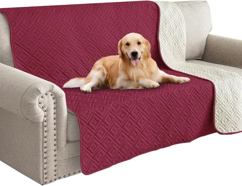 Vista 25 de Manta Impermeable para Sofá para Perros 2026 (30"x53") Cómoda Alfombrilla de Sofá de Dos Plazas para Mascotas con Respaldo Antideslizante, Forro