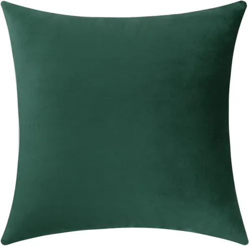 Vista 47 de Jeneoo Juego de 2 fundas decorativas para cojines de terciopelo suave y cómodo, funda sólida para cojín de sofá, decoración
