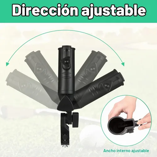 Vista 2 de Soporte universal para paraguas de carrito de golf - Soporte universal
