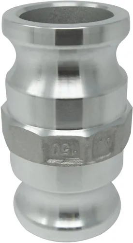 Vista 9 de Gloxco Tipo de aluminio AA leva y ranura de montaje, Camlock macho x Camlock macho (1, 1 "Camlock macho x 1" macho Camlock)