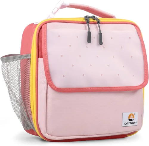 Vista 32 de CaCTOUR Lonchera para Niños, 2 Paquetes Bolsa de Almuerzo Aislada para Niñas y Niños, Bolsa Suave Mini Enfriador Regreso a la Escuela Bolsa