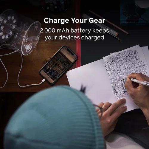 Vista 5 de BioLite Luci Charge - Linterna solar recargable inflable para acampar, carga 150