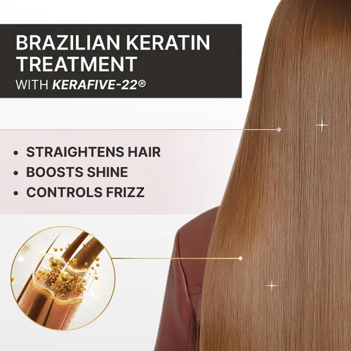 Vista 4 de FASHION GOLD Tratamiento capilar de queratina (10 USOS por Botella), Keratina para Alisar el Pelo, Tratamiento de Botox Capilar, Tratamiento