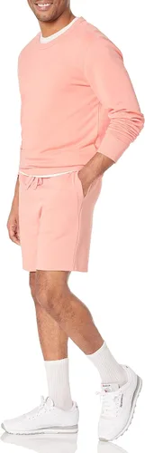 Vista 4 de Tienda Essentials Pantalón corto ligero de rizo francés para hombre (disponible en tallas grandes y altas)